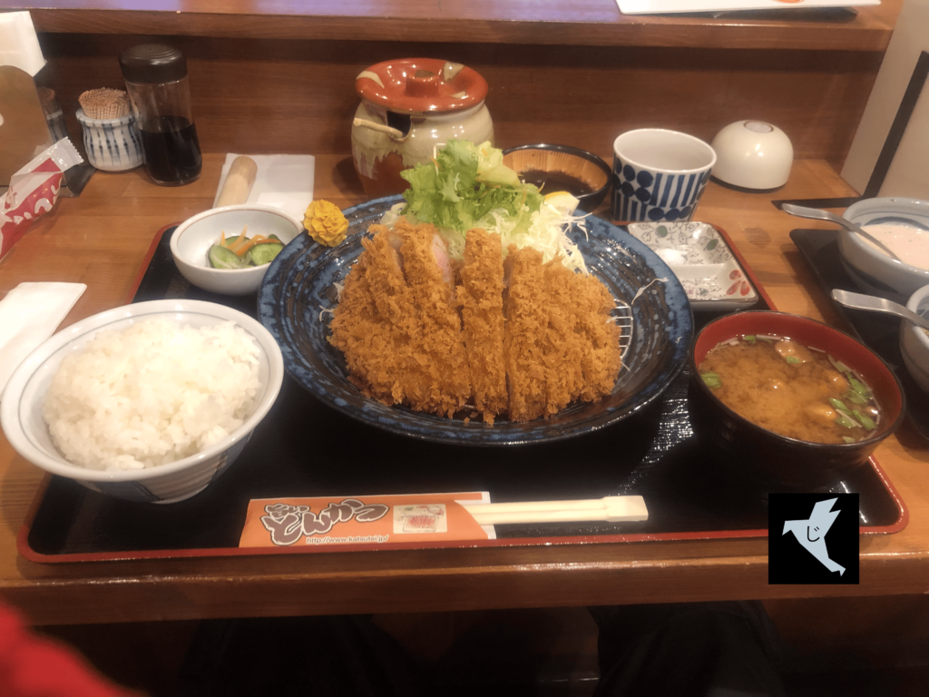 かつ亭二本松金色店のロースかつ定食